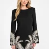 Eco Angele Foliage mini-jurk Eco Angele Foliage mini-jurk