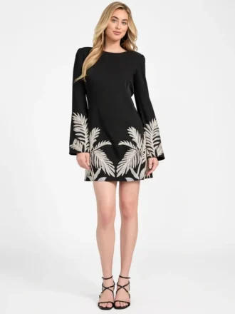 Eco Angele Foliage mini-jurk