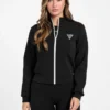 Eco Ann scuba-sweatshirt met doorlopende rits