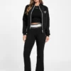 Eco Ann scuba-sweatshirt met doorlopende rits