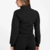 Eco Ann scuba-sweatshirt met doorlopende rits