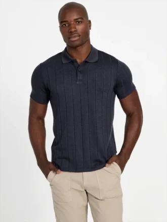 Eco Axel geribbelde polo