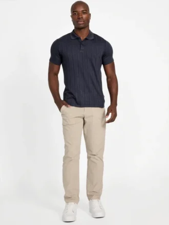Eco Axel geribbelde polo