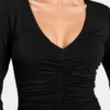 Eco Ayleen top met V-hals Eco Ayleen top met V-hals