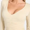 Eco Ayleen top met V-hals Eco Ayleen top met V-hals