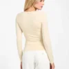 Eco Ayleen top met V-hals Eco Ayleen top met V-hals