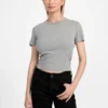 Eco Basic T-shirt met mini-logo Eco Basic T-shirt met mini-logo