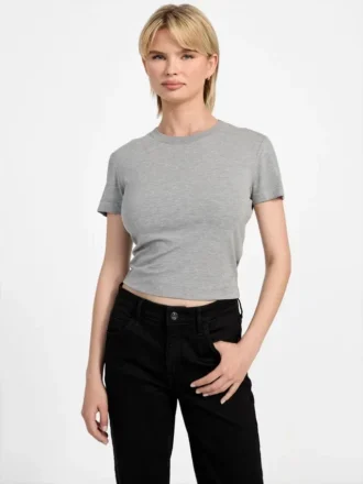 Eco Basic T-shirt met mini-logo