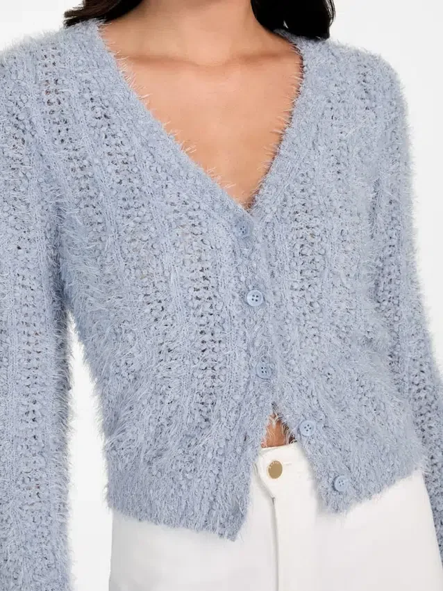 Eco Bea vest met open steken Eco Bea vest met open steken