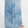 Eco Bellflower bloemenprint wijde Jeans Eco Bellflower bloemenprint wijde Jeans