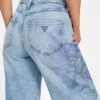 Eco Bellflower bloemenprint wijde Jeans Eco Bellflower bloemenprint wijde Jeans