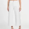Eco Bellflower cropped jeans met wijde pijpen