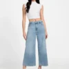 Eco Bellflower cropped jeans met wijde pijpen Eco Bellflower cropped jeans met wijde pijpen