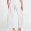 Eco Bellflower cropped jeans met wijde pijpen