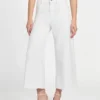 Eco Bellflower cropped jeans met wijde pijpen
