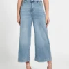 Eco Bellflower cropped jeans met wijde pijpen Eco Bellflower cropped jeans met wijde pijpen