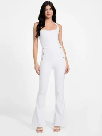 Eco Blair halterdenim jumpsuit