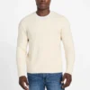 Eco Bryson-trui met V-hals en textuur
