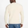 Eco Bryson-trui met V-hals en textuur