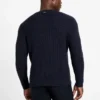 Eco Bryson-trui met V-hals en textuur