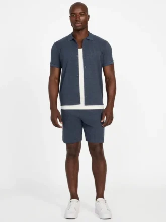 Eco Calvin Chevron-gebreide short