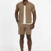 Eco Calvin overhemd met chevronpatroon Eco Calvin overhemd met chevronpatroon