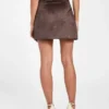 Eco Camryn mini-rok van imitatiesuède Eco Camryn mini-rok van imitatiesuède