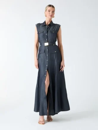 Eco Carla maxi-denimjurk