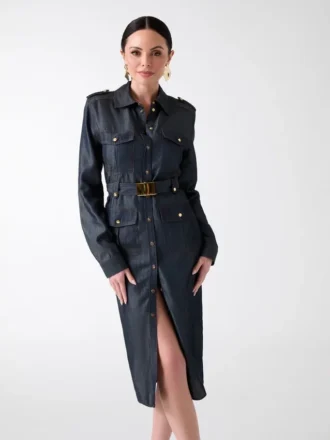 Eco Carla Safari-denimjurk