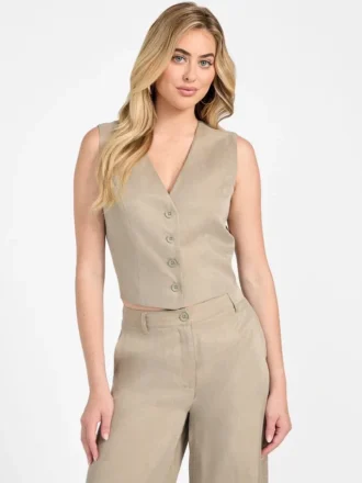 Eco Celestine soepelvallend gilet