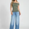 Eco Charlotte top met blote schouders