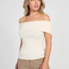 Eco Charlotte top met blote schouders