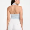 Eco Charlotte Top met gekruiste bandjes