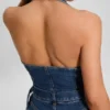 Eco Claire denim halter jumpsuit Eco Claire denim halter jumpsuit