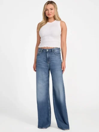 Eco Claire gesmokte tanktop