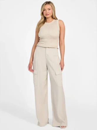 Eco Claire gesmokte tanktop
