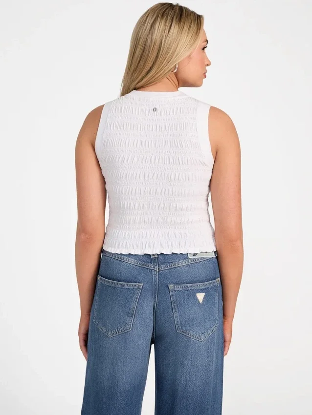 Eco Claire gesmokte tanktop Eco Claire gesmokte tanktop