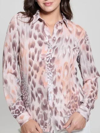 Eco Clouis-overhemd met print