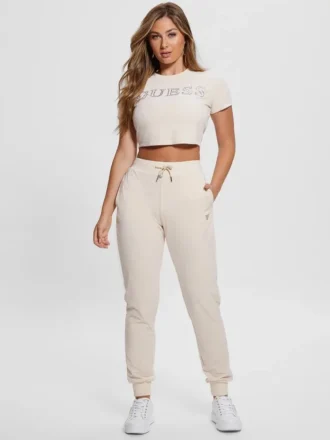 Eco Couture fluwelen joggingbroek