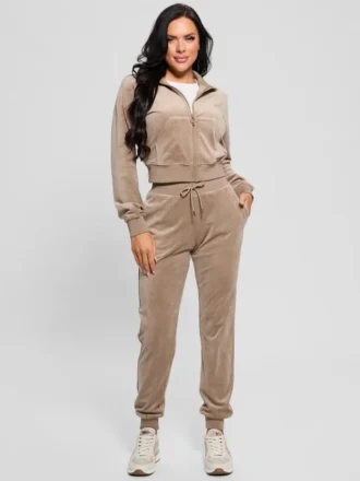 Eco Couture fluwelen joggingbroek