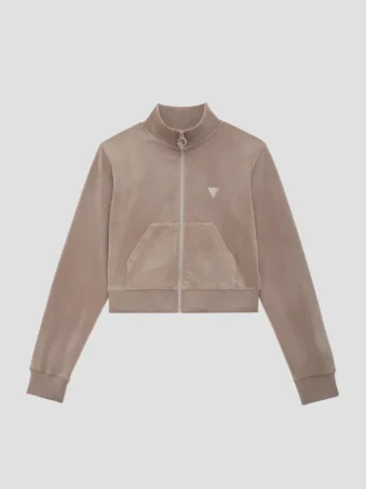 Eco Couture Sweatshirt met doorlopende rits