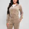 Eco Couture Sweatshirt met doorlopende rits Eco Couture Sweatshirt met doorlopende rits