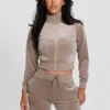 Eco Couture Sweatshirt met doorlopende rits Eco Couture Sweatshirt met doorlopende rits