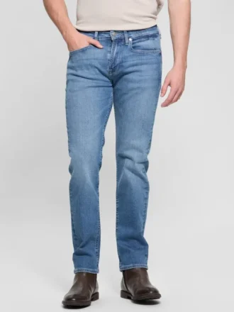 Eco Davis Mid-Rise rechte Jeans