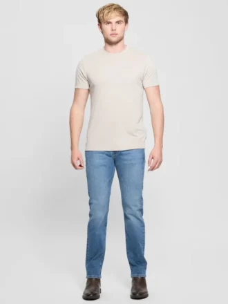 Eco Davis Mid-Rise rechte Jeans