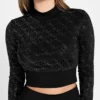 Eco Debby Crop Top met strass Eco Debby Crop Top met strass