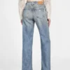 Eco-denimjeans met wijde pijpen Eco-denimjeans met wijde pijpen