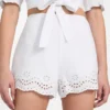 Eco Dessa linnen shorts met borduursels Eco Dessa linnen shorts met borduursels