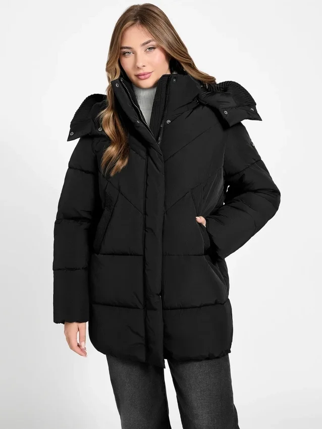 Eco Eleonor pufferjas met capuchon Eco Eleonor pufferjas met capuchon
