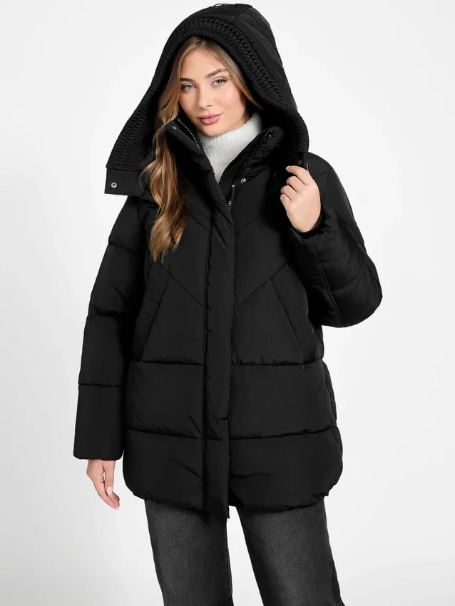 Eco Eleonor pufferjas met capuchon Eco Eleonor pufferjas met capuchon